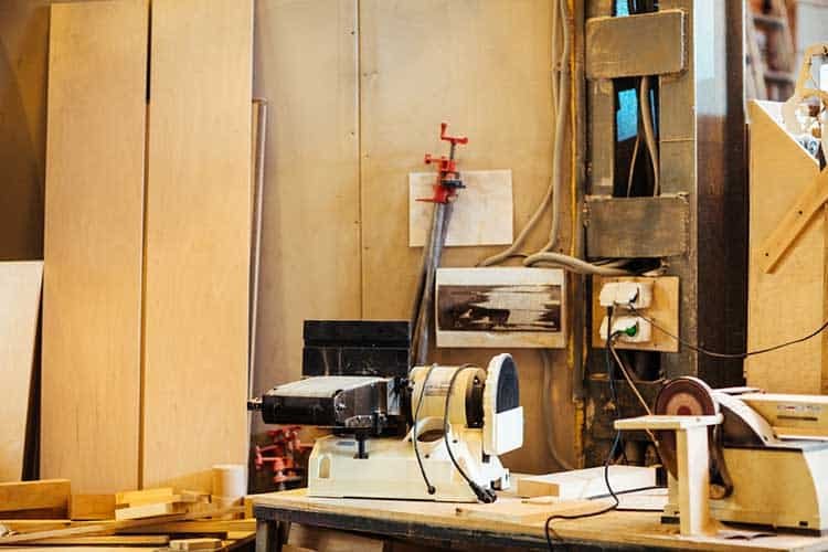 Cabinetmaker workroom