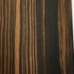 Wood sample Macassar ebony