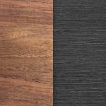 wallnut vs ebony wood texture